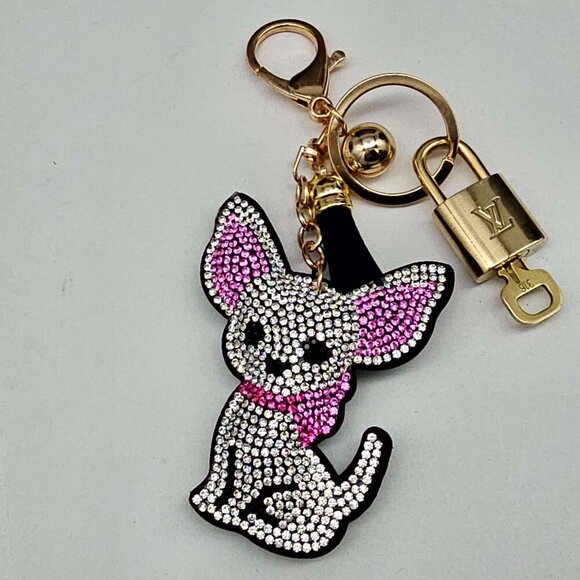 Authentic Louis Vuitton Lock & Key with unbranded Bagcharm, Keycharm 120625 - Picture 4 of 7